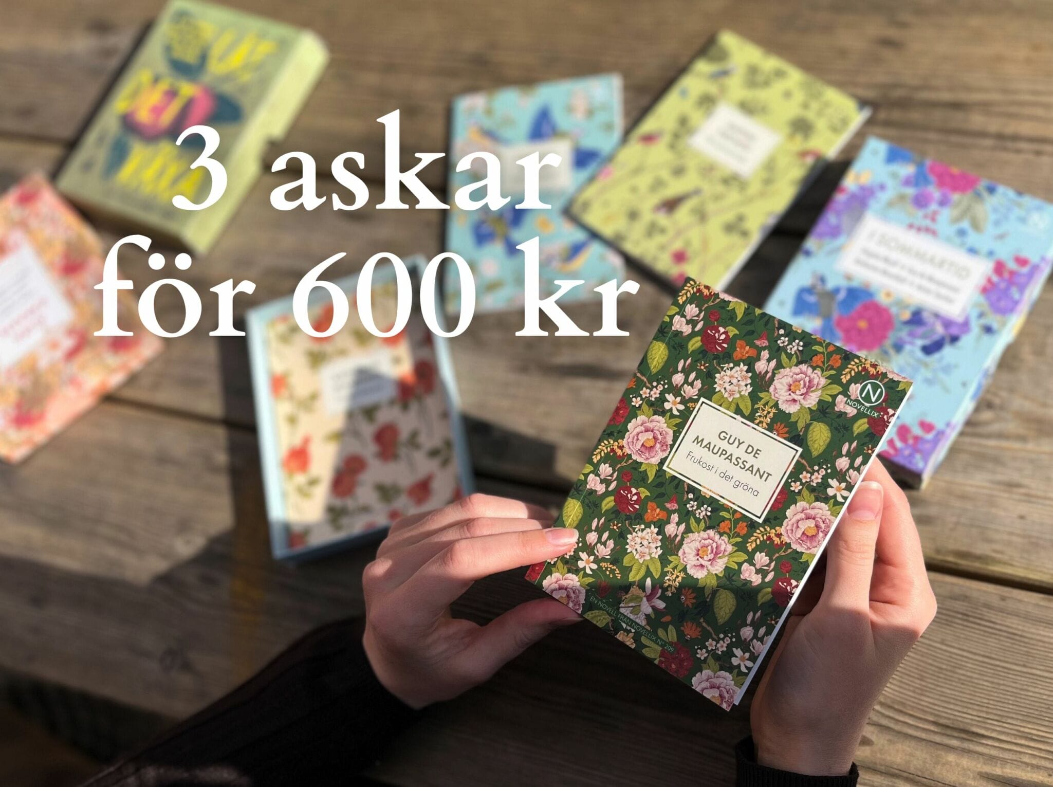 3 askar för 600 kr